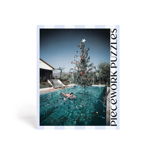 Christmas Swim - Slim Aarons Collab - 1000 Piece Puzzle - Pieceworks