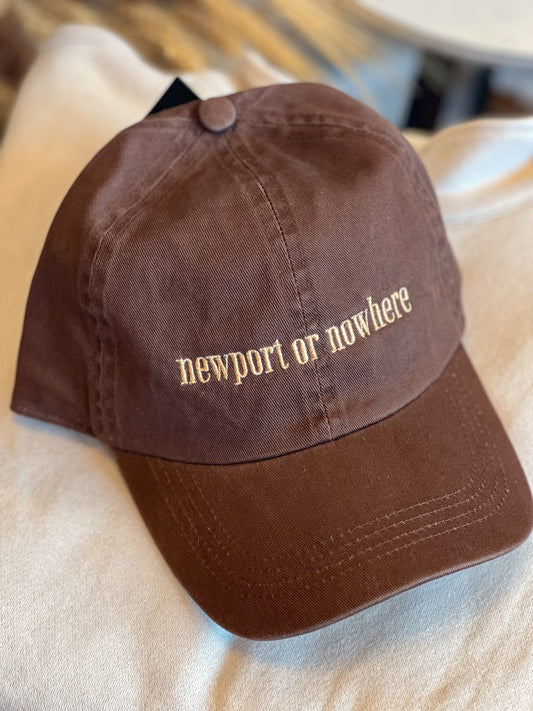 Newport or Nowhere Hat - Brown