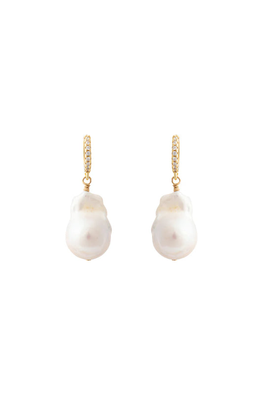 Fya Luxe Freshwater Pearl Earrigns - Nikki Biedes