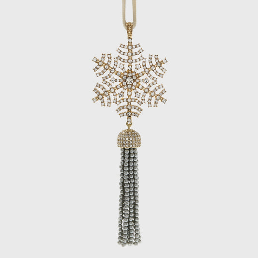 Snowflake Tassel Hanging Ornament - Joanna Buchanan