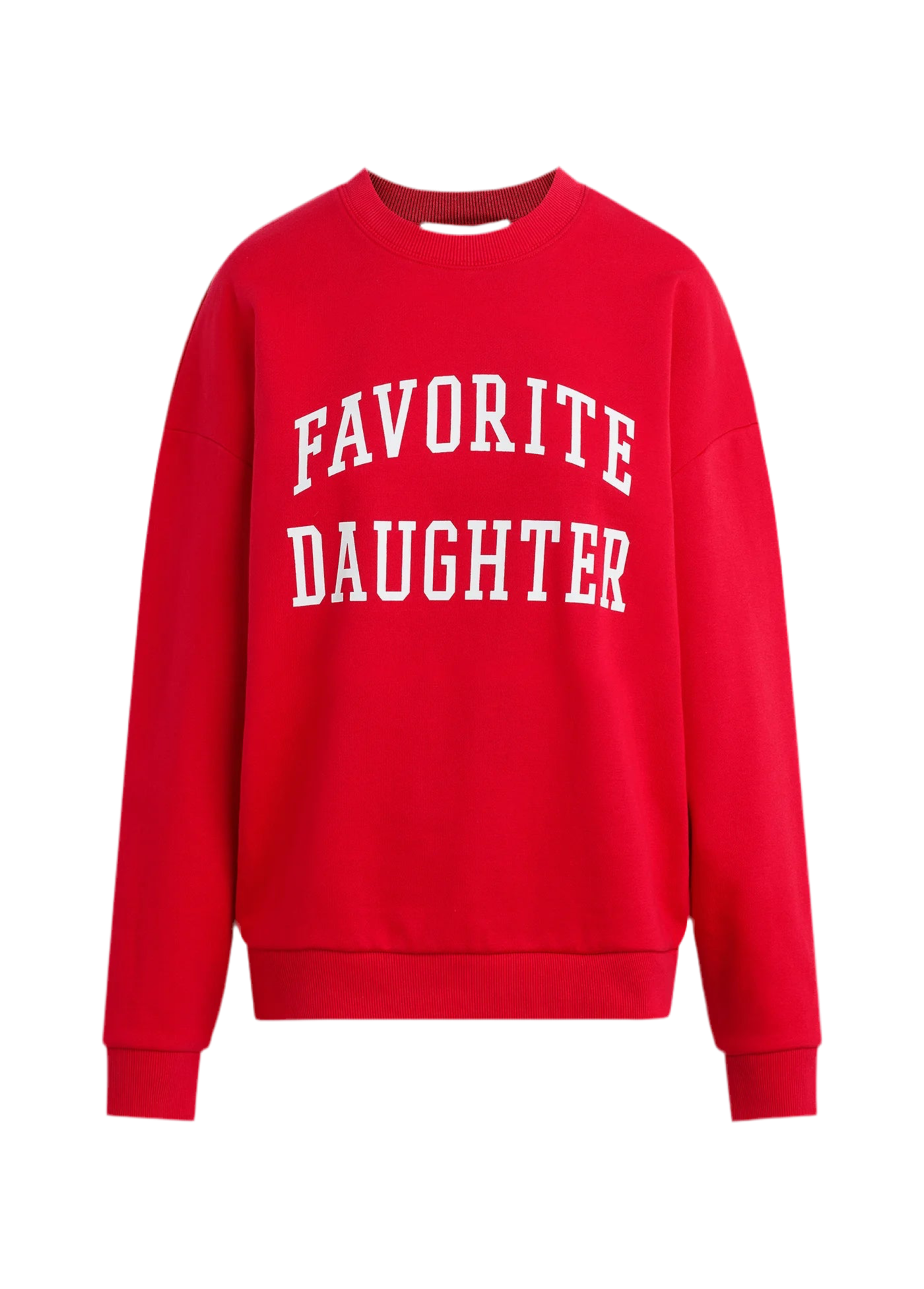 The Collegiate Sweatshirt - Haute Rouge Red - Favorite Daughter