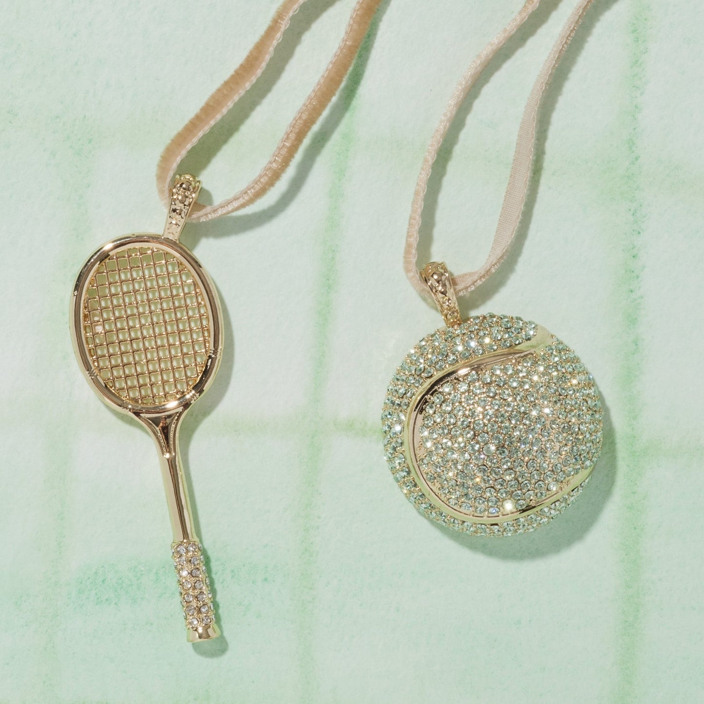 Tennis Ornaments - Set of 2 - Joanna Buchanan