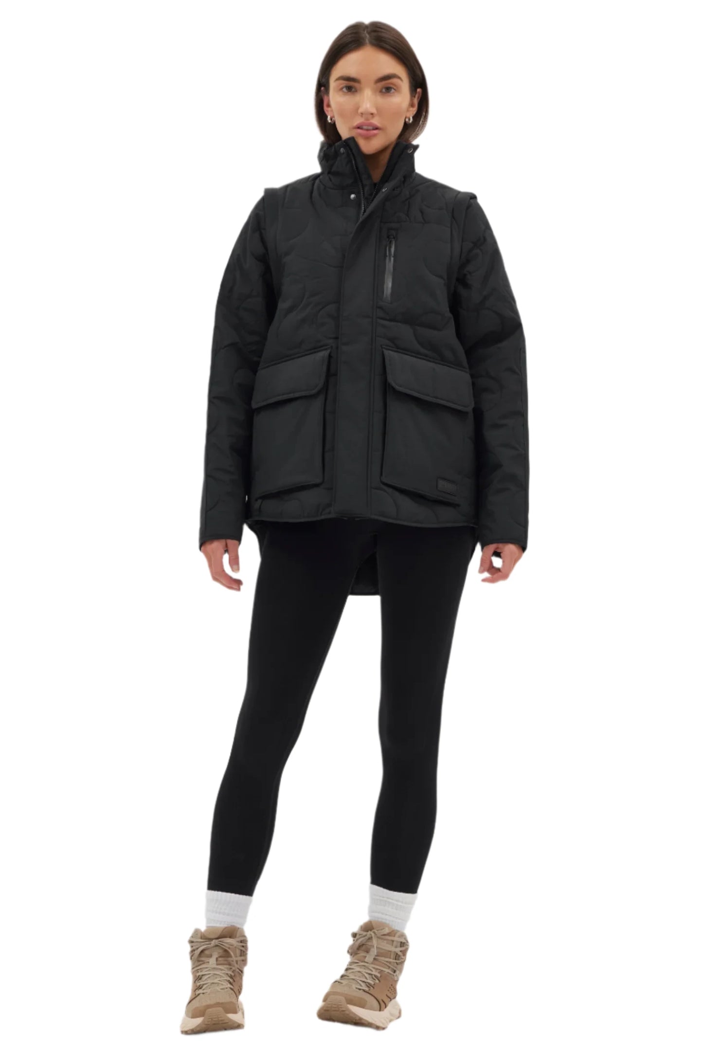 Davis Convertible Jacket - Black - Half Days