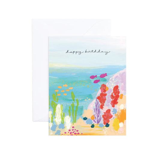 Cleo Birthday Greeting Card - Evergreen Summer