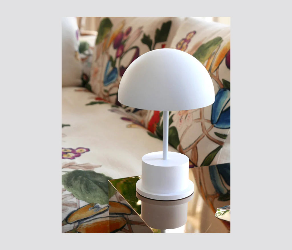 Portable Lamp - Riviera, White - Printworks