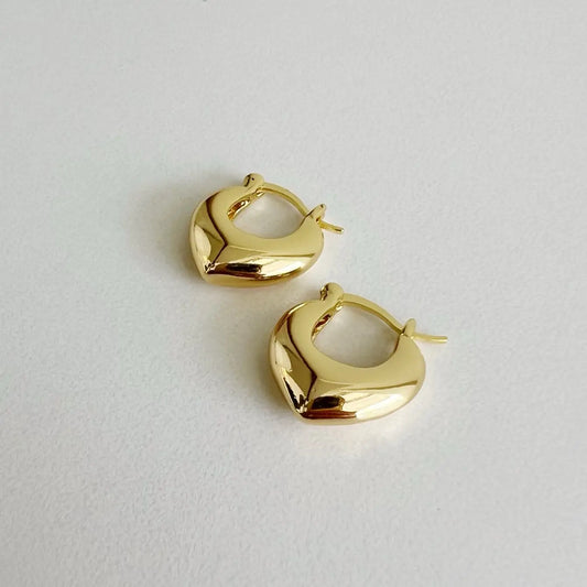 Heartthrob Hoops Earrings Gold Filled - True by Kristy Jewelry