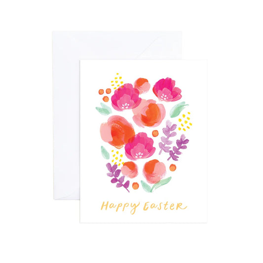 Amiri Easter Flowers Greeting Card - Evergreen Summer