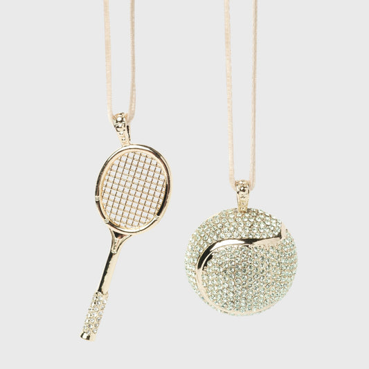 Tennis Ornaments - Set of 2 - Joanna Buchanan