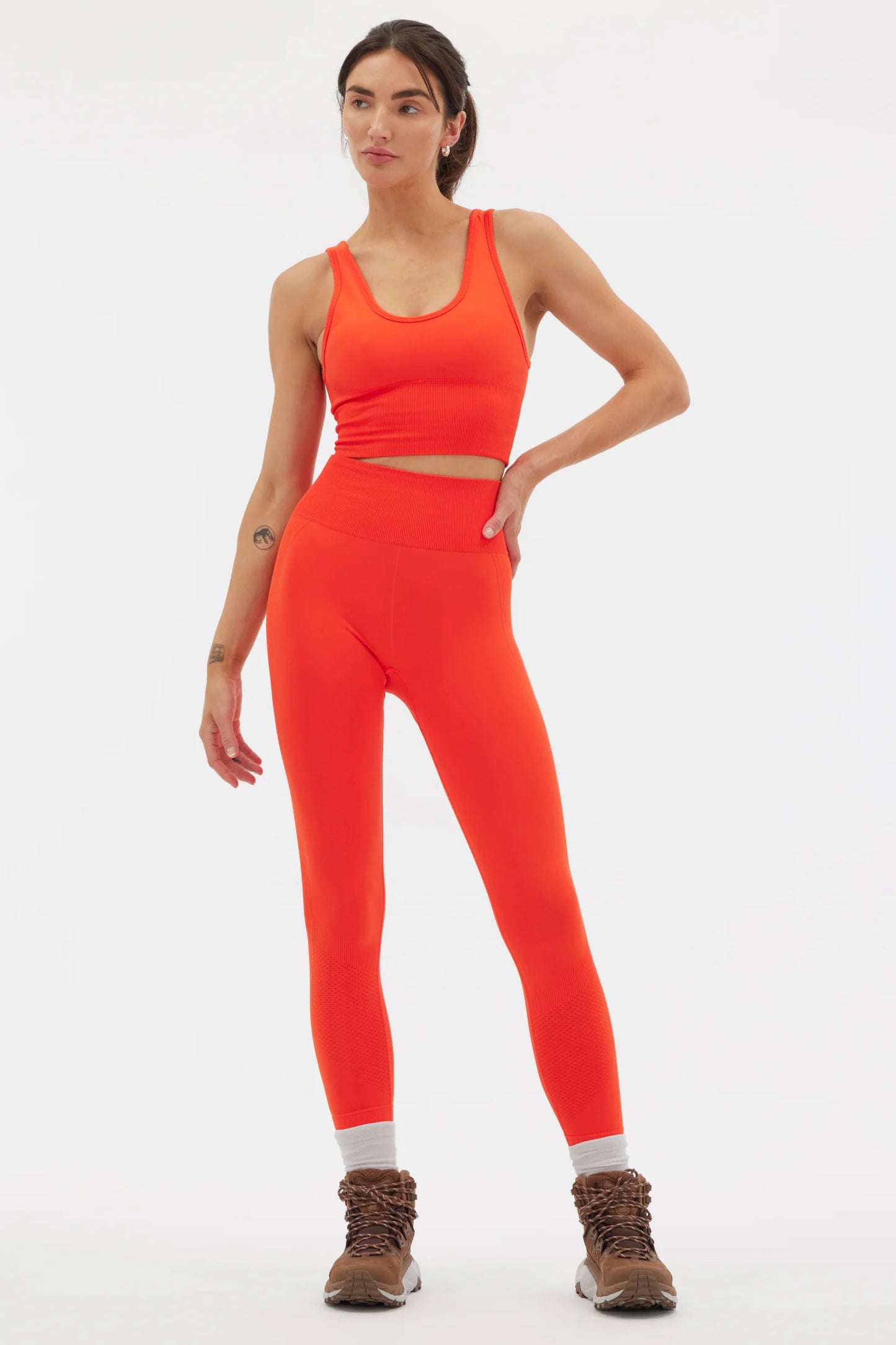 Marie Longline Top - Red Orange - Half Days