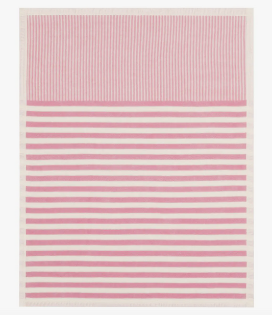 Pink Stripes Mini Blanket - Chappywrap