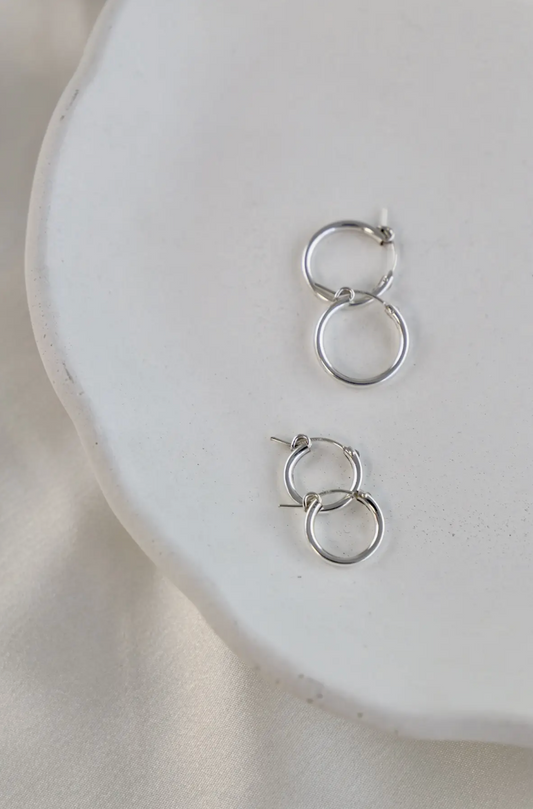 The Sterling Silver Standard Hoops - BOTH SIZES