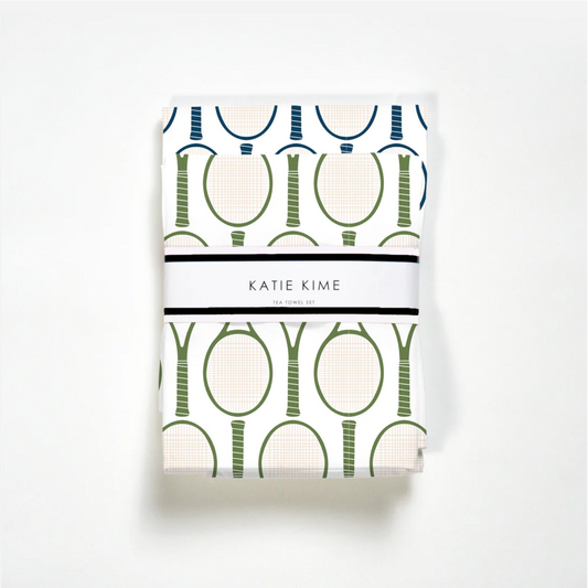 Tennis Time Tea Towel Set - Katie Kime