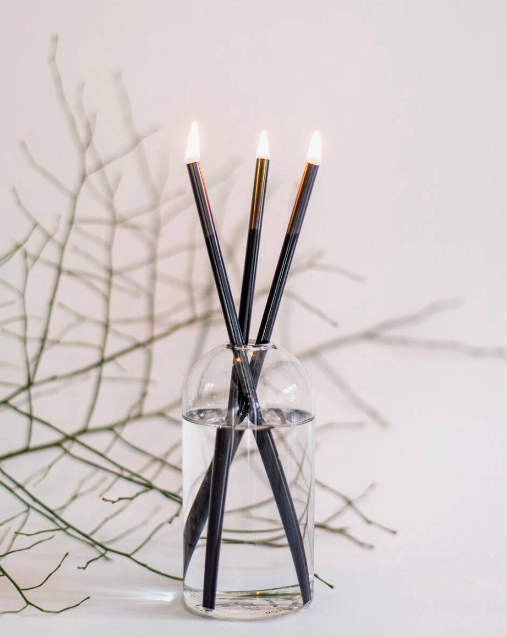 Black Everlasting Candles - Everlasting Candle Co. (CANDLES ONLY)