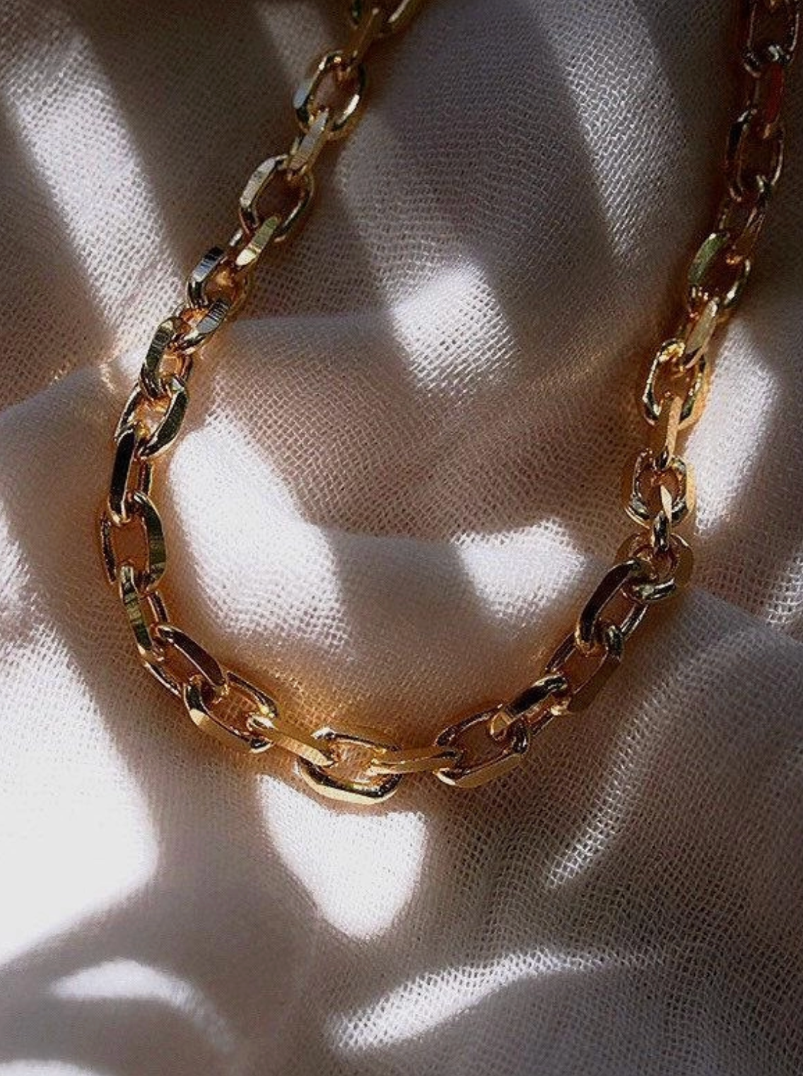 Chunky Paperclip Link Gold Chain Necklace - Nāwai - Ke Aloha Jewelry