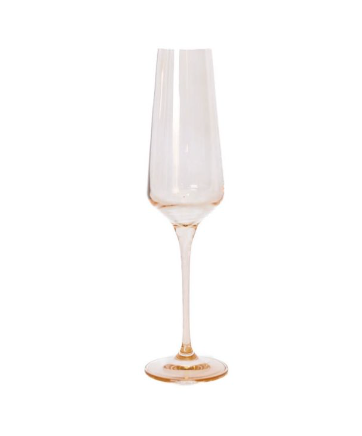 Colored Champagne Flute - Blush - Estelle Colored Glass (Set of 6)