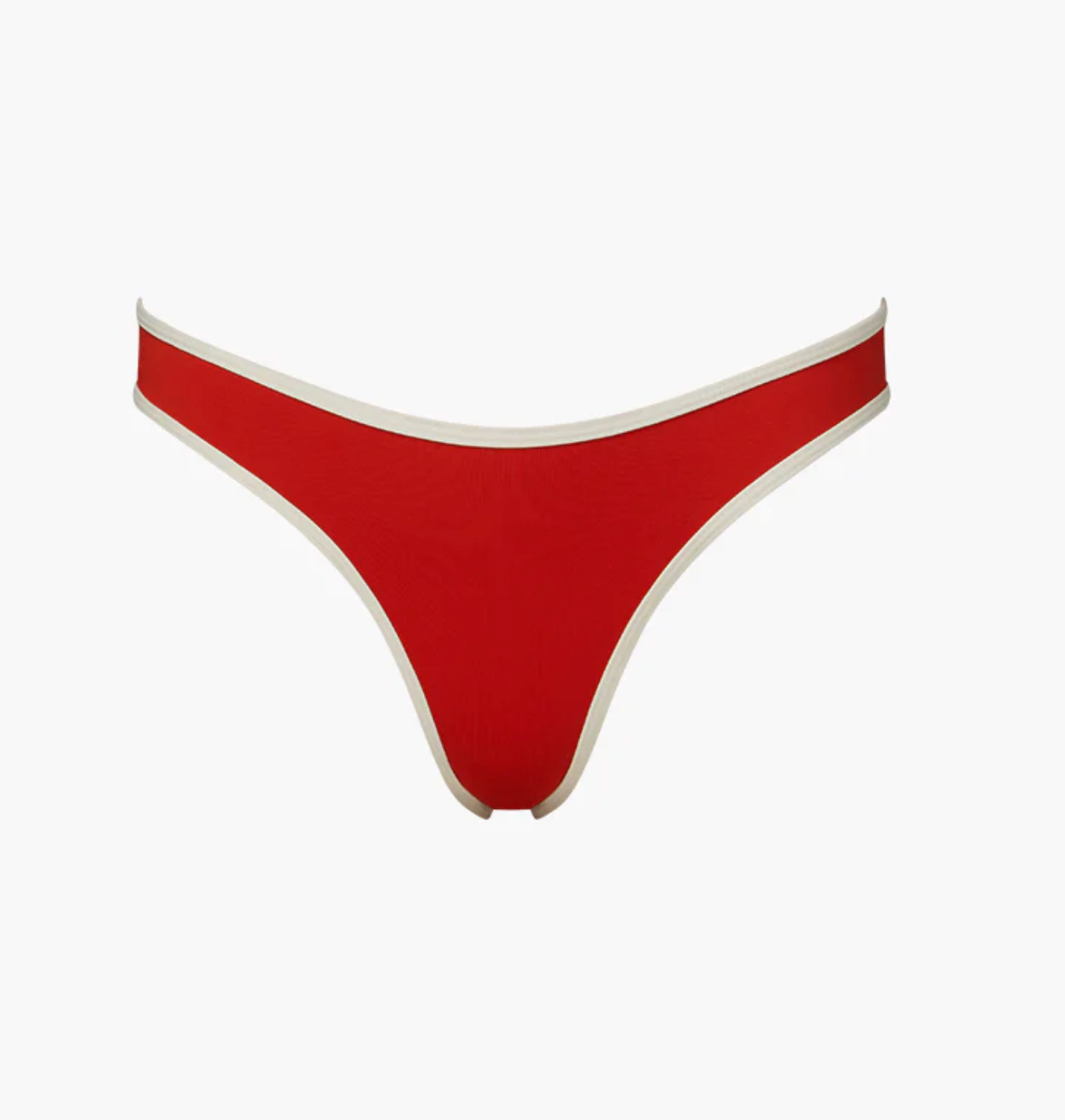 Classic Scoop Bottom - Fiery Red/Off White - We Wore What