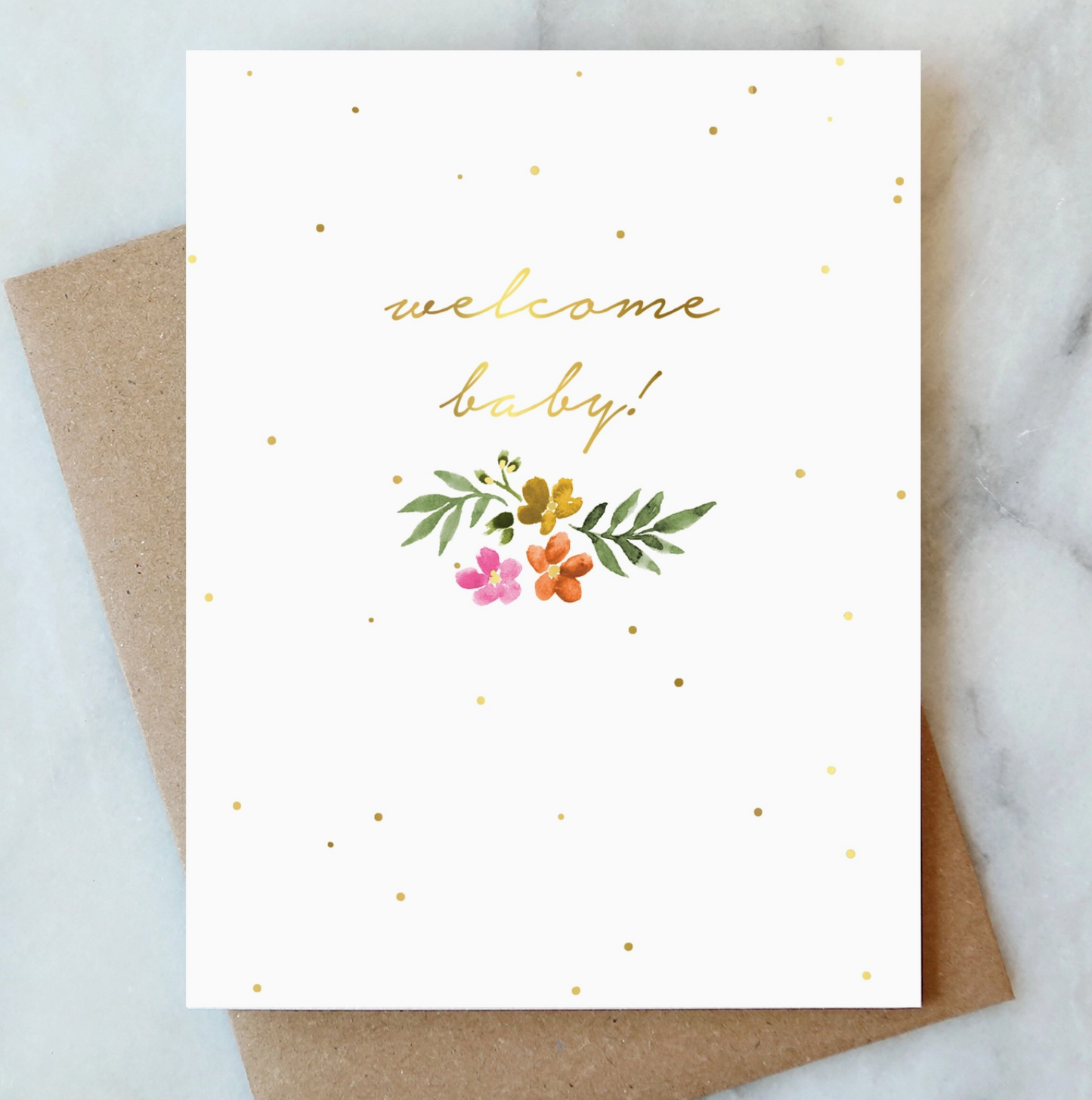 Welcome Baby Greeting Card - Abigail Jayne