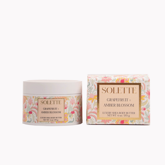 Grapefruit + Amber Blossom Body Butter - Solette