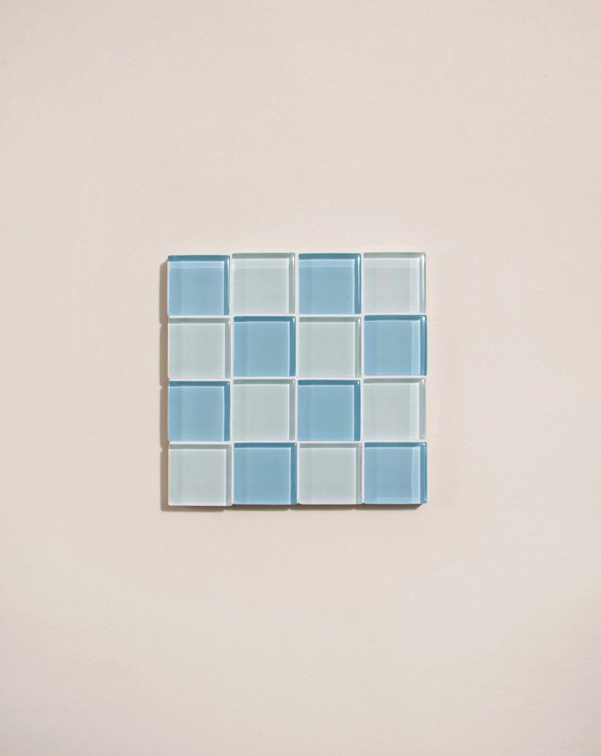 Glass Tile Coaster - Coconut Crunch Milk Chocolate - Subtle Art Studios