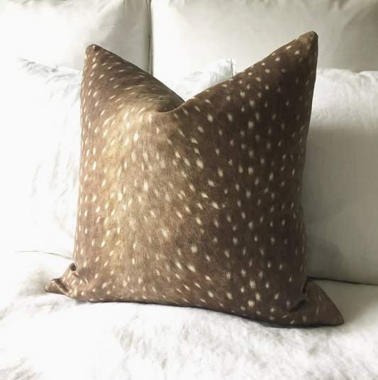 Deer Velvet Pillow - Willa Skye Home