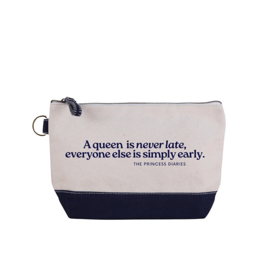 A Queen is Never Late Pouch - Princess Diaries Limited Edition