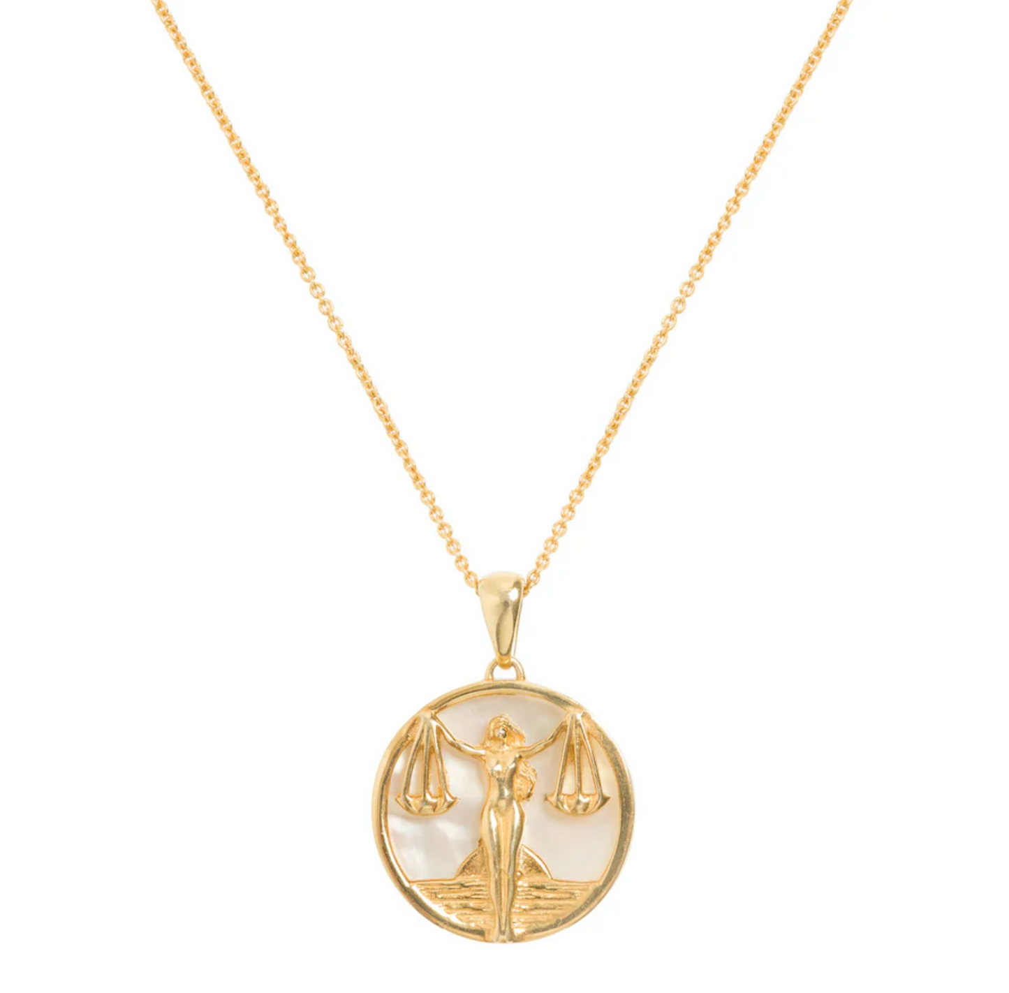 Zodiac Collection Mother of Pearl Necklaces (ALL ZODIACS) - Freya Rose London