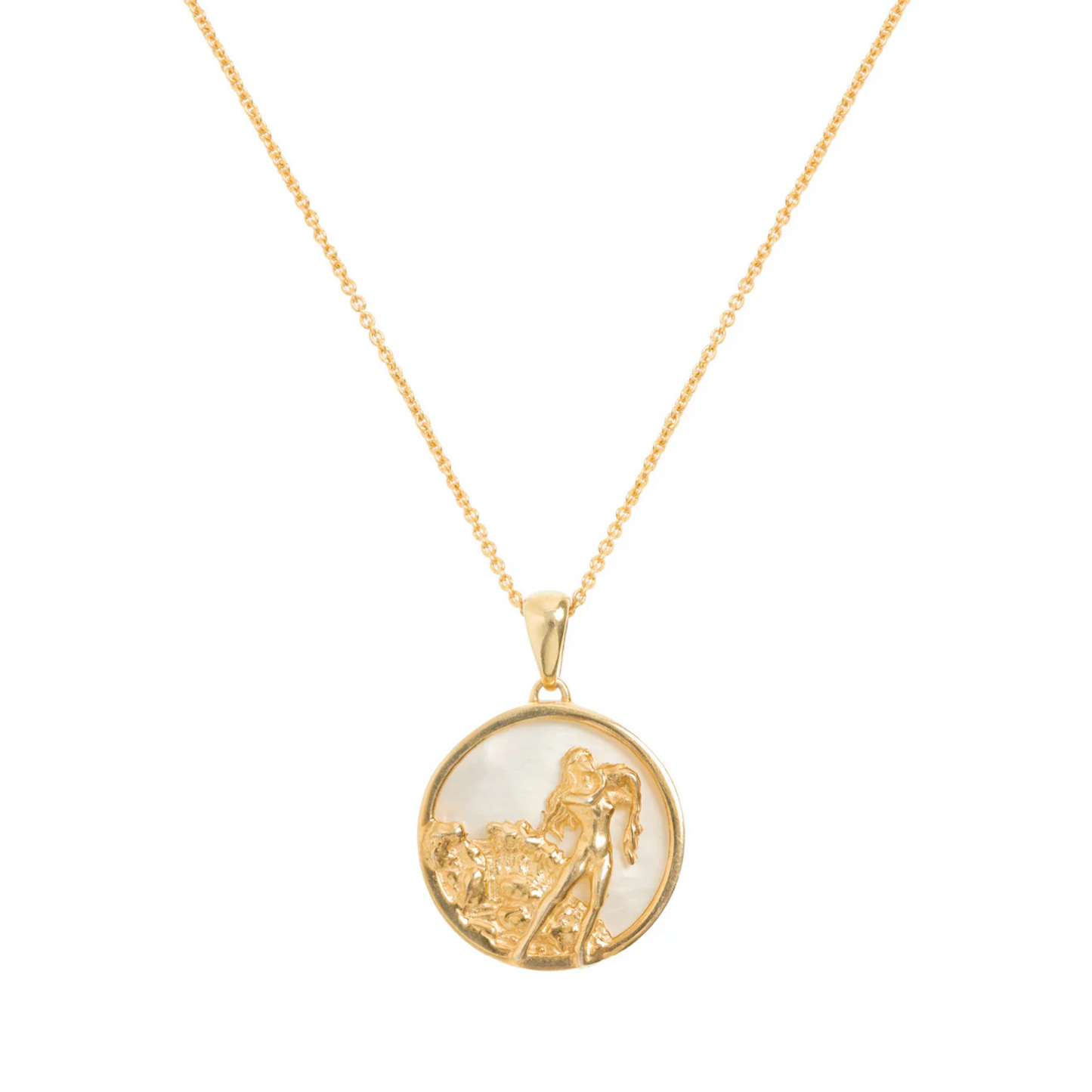 Zodiac Collection Mother of Pearl Necklaces (ALL ZODIACS) - Freya Rose London