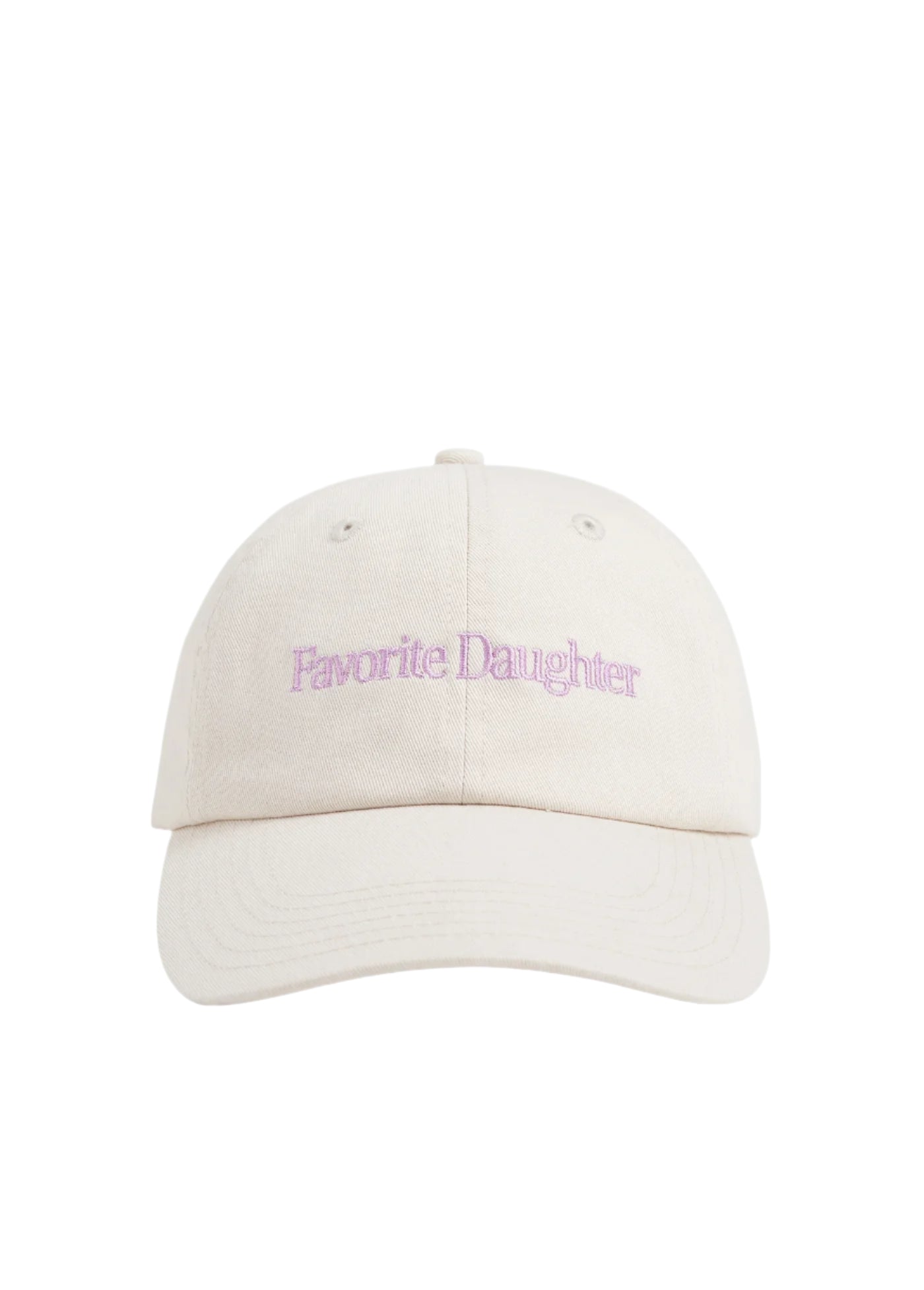 Classic Logo Baseball Hat - Ecru Lavender - Favorite Daughter