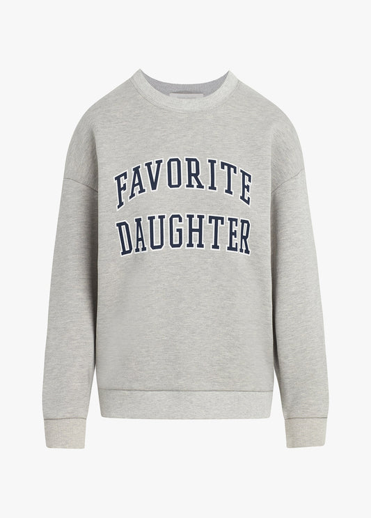 The Collegiate Sweatshirt - Heather Grey - Favorite Daughter