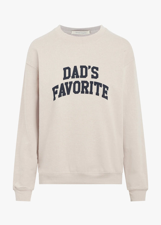 Dad's Favorite Sweatshirt - Heather Oatmeal - Favorite Daughter