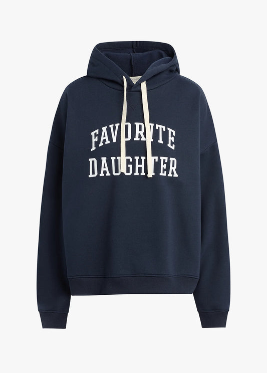 The Collegiate Hoodie - Navy - Favorite Daughter