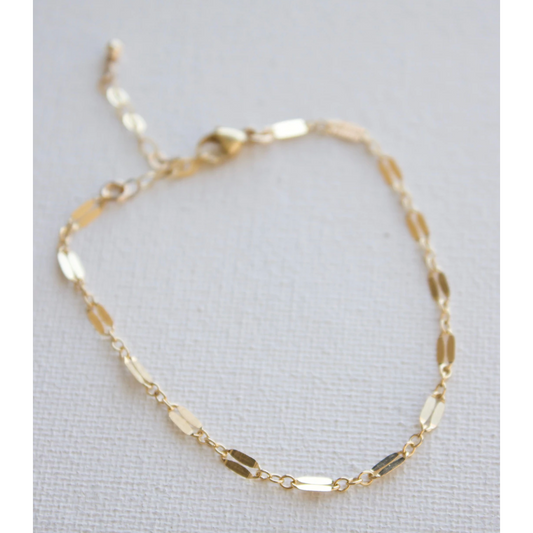 Gold Filled Dapper Chain Bracelet
