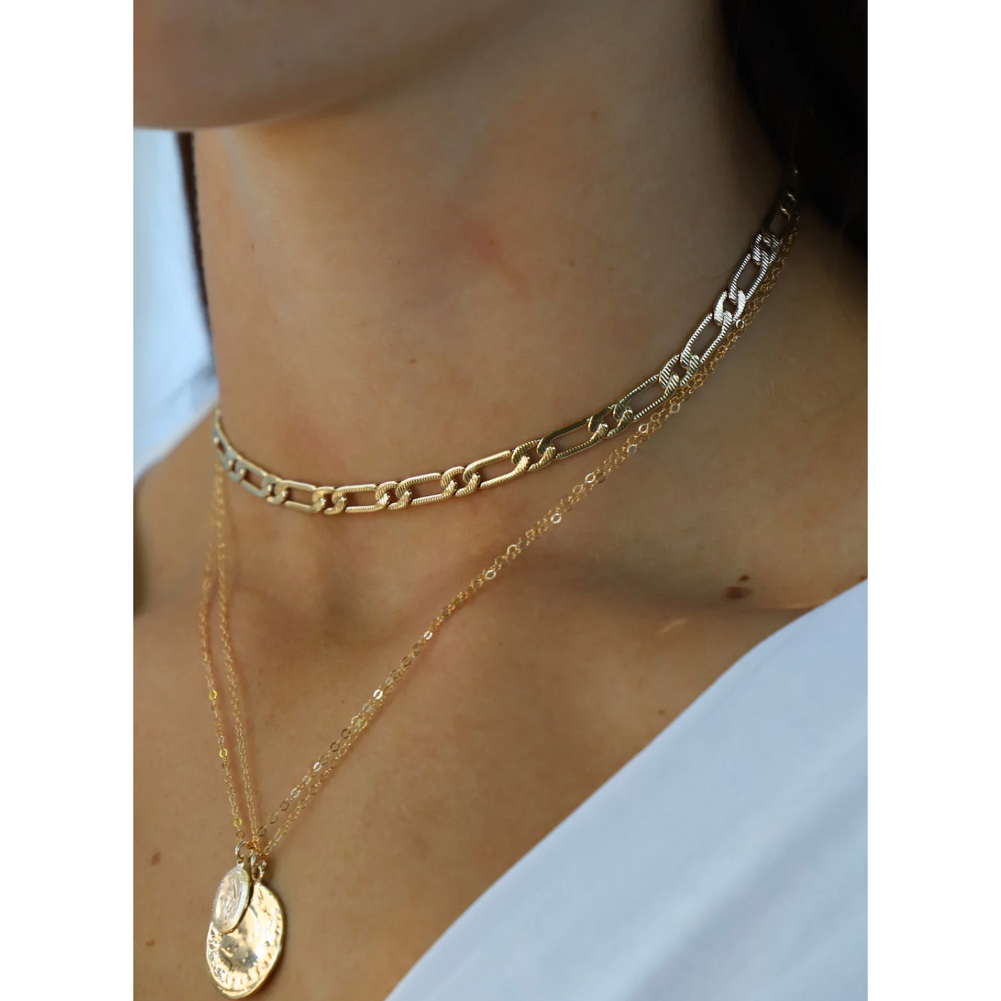 Cleopatra Chain Necklace - 24kt Gold Plated