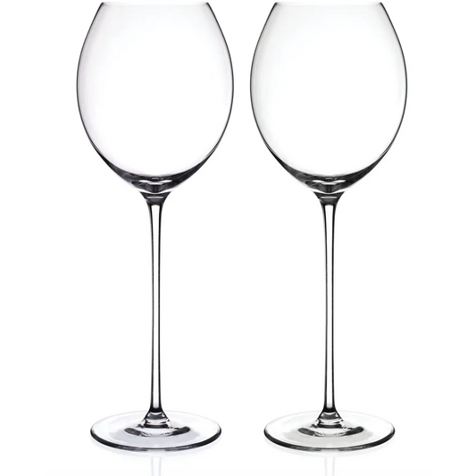 Crystal Red Wine Glasses - Set of 2