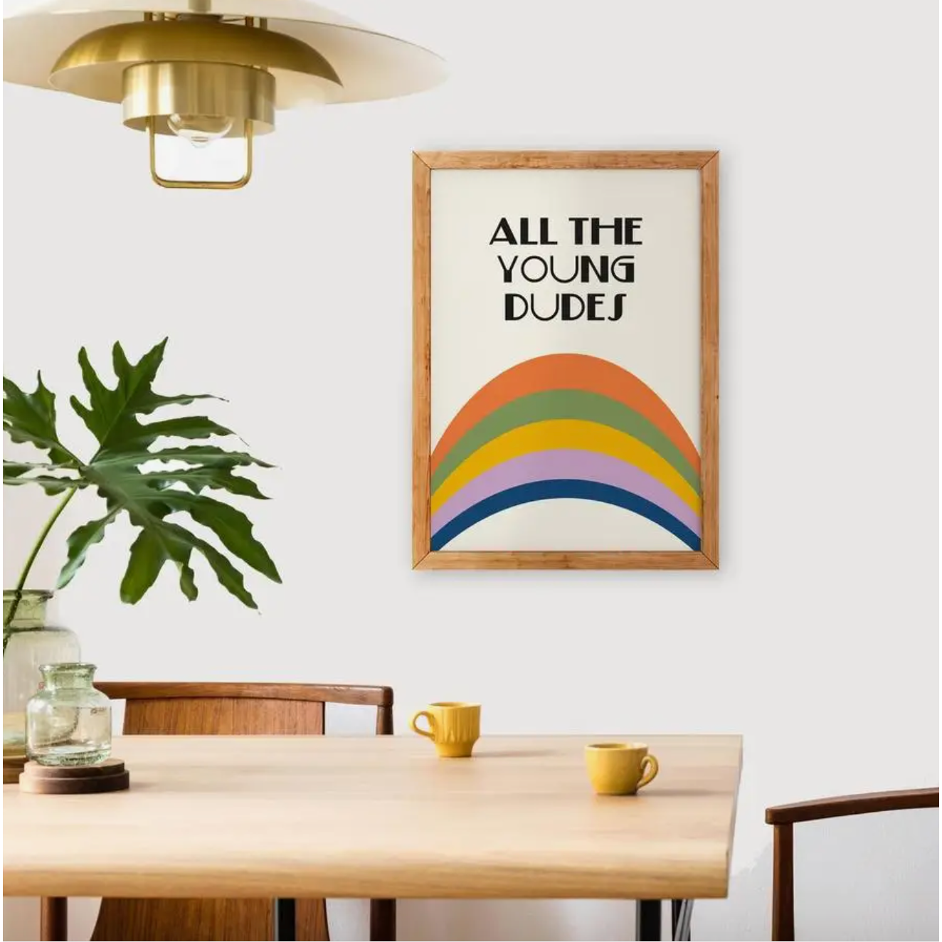 All the Young Dudes Art Print - Fanclub