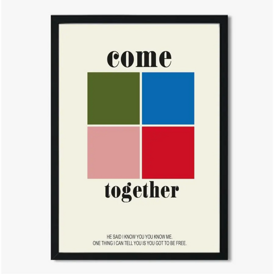 Come Together Beatles Art Print - Fanclub