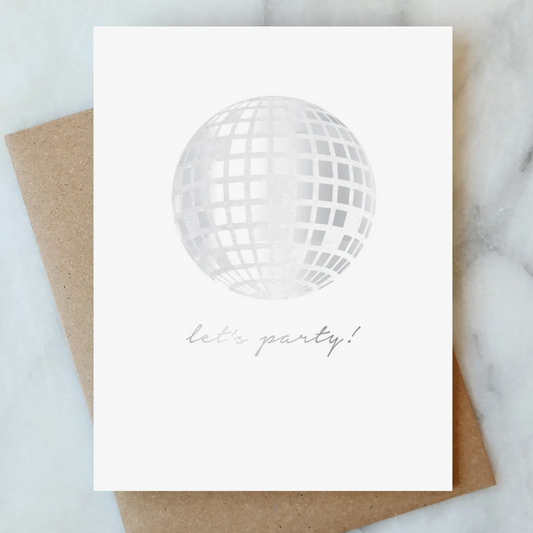 Disco Ball Birthday Card - Abigail Jayne Design