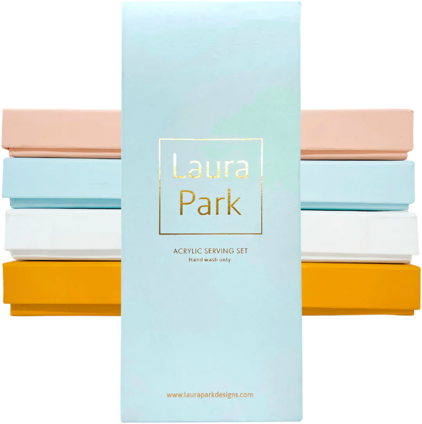 Acrylic Serving Set - Light Blue - Laura Park