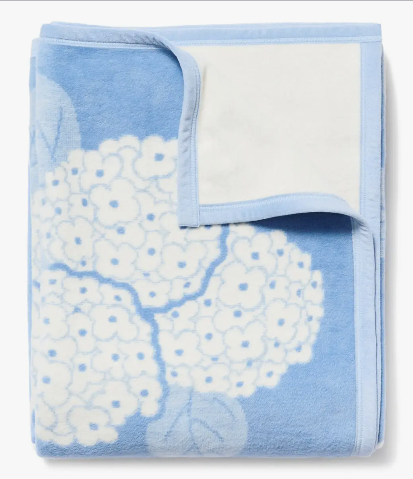 Hydrangeas Light Blue Blanket - Chappywrap