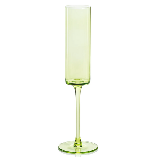 Fruttuoso Champagne Flute - Light Green