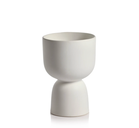 Soho Ceramic White Planter / Bowl - Short